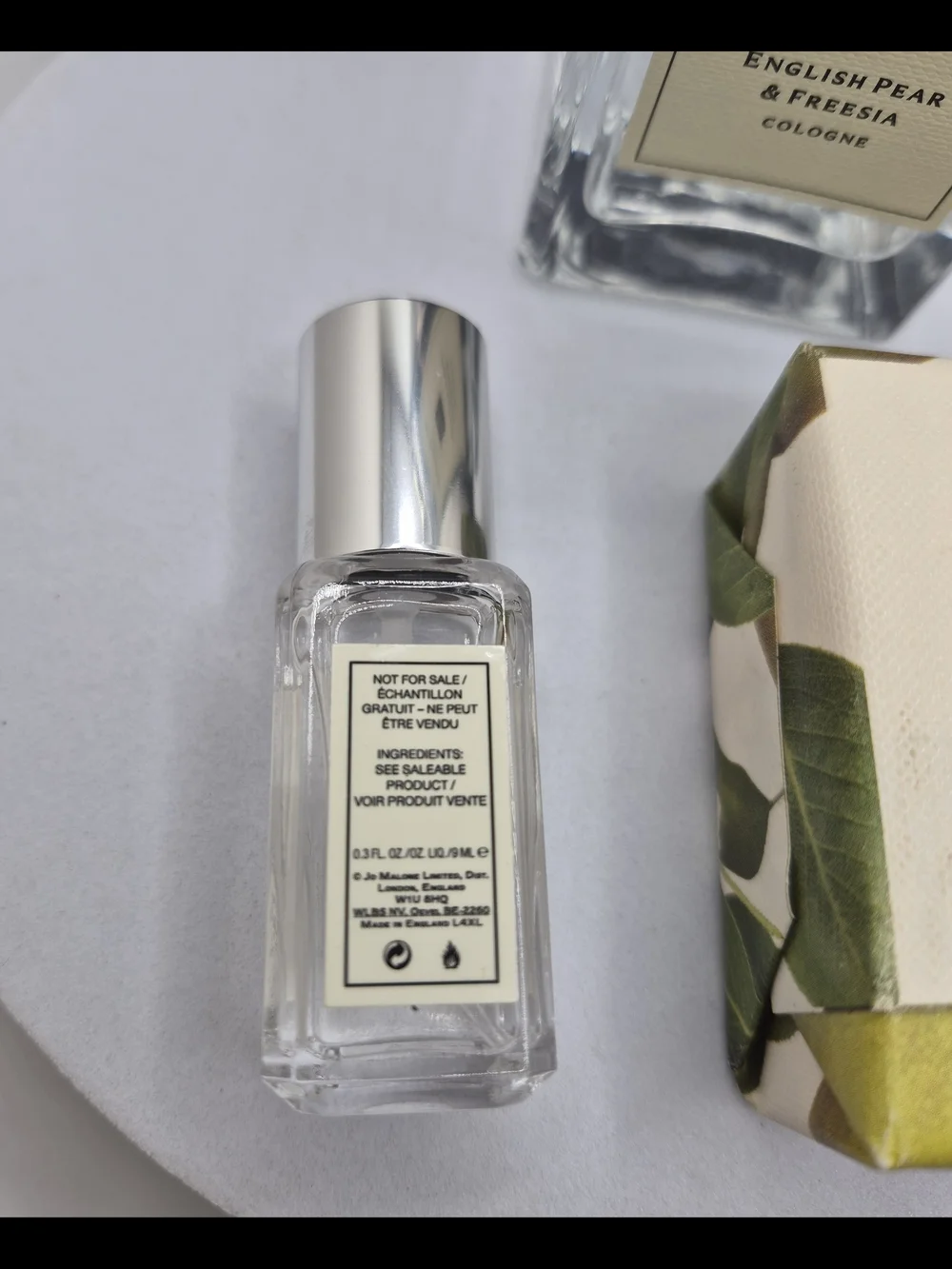 Jo Malone English Pear & Freesia Cologne Soap Gift Set 3 Pc New Authentic